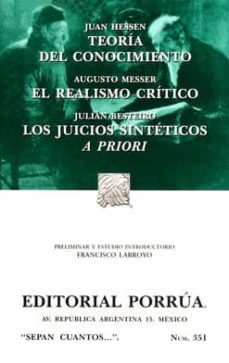 teoria del conocimiento-9789700772851