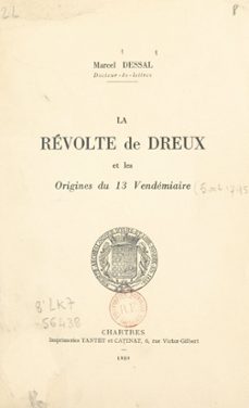 la revolte de dreux et les origines du 13 vendemiaire (ebook)-marcel dessal-9791041046751