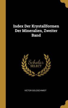index der krystallformen der mineralien, zweiter band-9780274141661