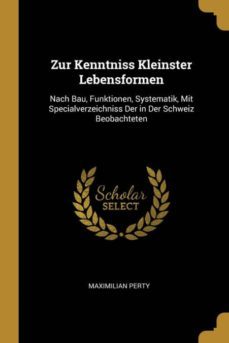 zur kenntniss kleinster lebensformen-9780274317561