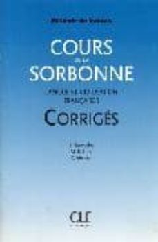 cours de la sorbonne: livret de corriges-9782090335361