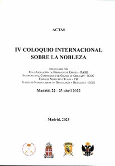actas - iv coloquio internacional sobre la nobleza-9788412535761
