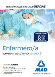 enfermero/a del servicio gallego de salud. temario parte especifica volumen 3 (sergas)-9788414217061