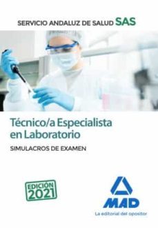tecnico/a especialista en laboratorio del servicio andaluz de salud. simulacros de examen-9788414246061