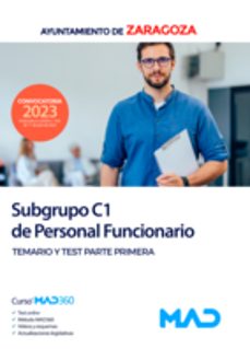 subgrupo c1 de personal funcionario. temario y test parte primera-9788414274361