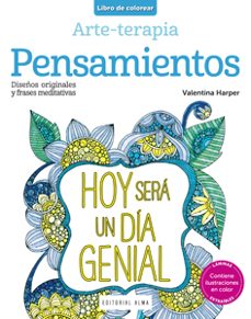 pensamientos (arte-terapia: libro de colorear)-valentina harper-9788415618461