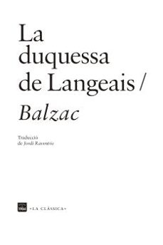 la duquessa de langeais-honore de balzac-9788418858161