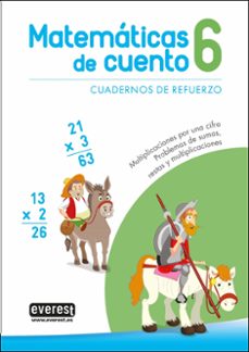 matematicas de cuento 6. cuadernos de refuerzo-9788428343961