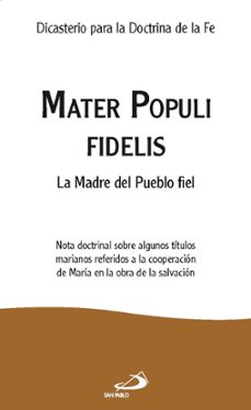 mater populis fidelis-robert prevost-9788428574761