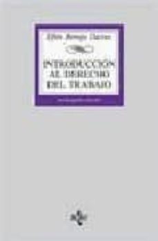 introduccion al derecho del trabajo (15ª ed.)-9788430944361