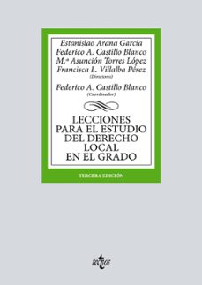 lecciones para el estudio del derecho local en el grado-federico a. castillo blanco-9788430987061