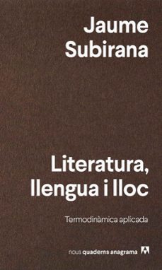 literatura, lengua i lloc-jaume subirana-9788433947161