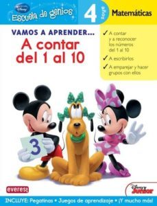 vamos a aprender a contar del 1 al 10 (escuela de genios)-9788444146461