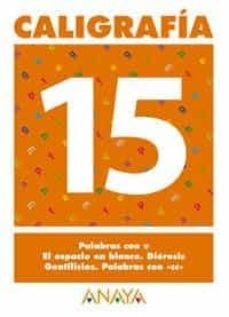 caligrafia 15 (primaria) (ed. 2004)-andrea pastor-9788466727761