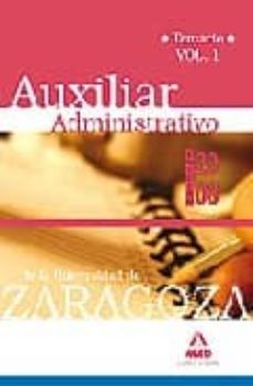 auxiliares administrativos de la universidad de zaragoza. temario . volumen i-9788467605761