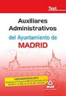 auxiliares administrativos del ayuntamiento de madrid: test-9788467662061