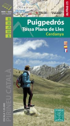 puigpedros. tossa plana de lles. cerdanya (mapa excursionista 1:25.000)-9788480907361