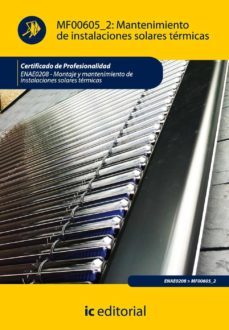 (i.b.d.) mantenimiento de instalaciones solares termicas-antonio perez diaz-9788483644461