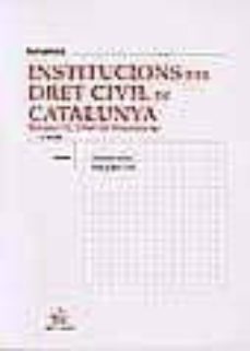 institucions del dret civil de catalunya. vol.iii. dret de sucess ions-9788484560661