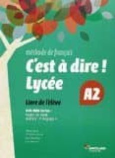 c est a dire lycee a2 2º bachillerato eleve + dvd-9788492729661
