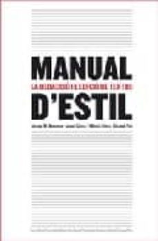 manual d estil: la redaccio i l edicio de textos (inclou cd)-9788497661461