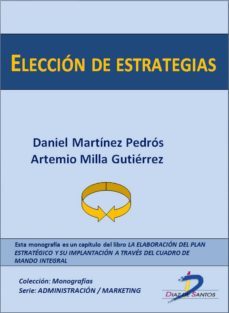 eleccion de estrategias (ebook)-daniel martinez pedros-artemio milla gutierrez-9788499694061