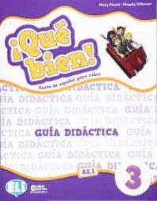 ¡que bien! 3 guia + 2 audio cds-9788853623461