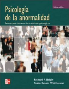 psicologia de la anormalidad (5ª ed.)-9789701068861