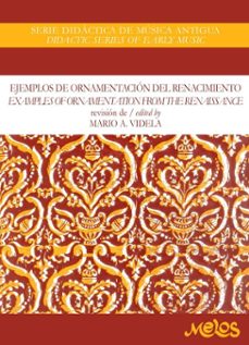 ejemplos de ornamentacion del renacimiento (ebook)-mario a. videla-9789876118361