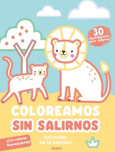 coloreamos sin salirnos. animales de la sabana-nina ghataora-9791039576161