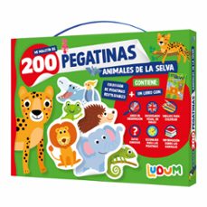 ludum - maletin 200 pegatinas - animales en la selva-9791387627461