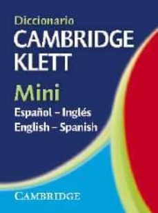 cambridge klett mini: español-ingles english-spanish-9780521544771