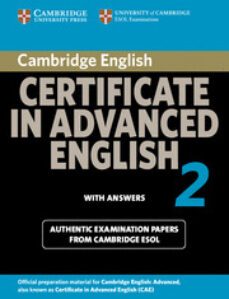 certificate in advanced english 2 for updated exam (student s boo k with answers) (university of cambridge esol examinations)-9780521714471