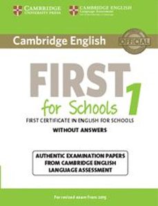 cambridge english first 1 for schools for revised exam from 2015 student s book without answers-9781107692671