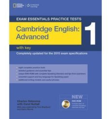 exam essentials: cambridge advanced practice tests 1 w/key + dvd-rom-9781285744971