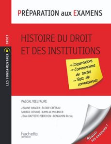 preparation aux examens, histoire du droit et des institutions (ebook)-9782011818171