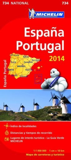 mapa national españa - portugal 2014 (ref. 11734)-9782067191471