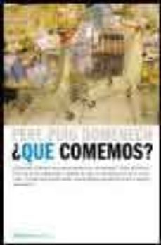 ¿que comemos?-pere puigdomenech-9788408053071