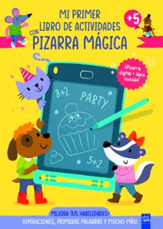 mi primer libro de actividades con pizarra magica. amarillo-9788408313571