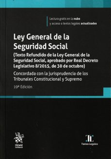 ley general de la seguridad social (19ª edicion)-jose francisco blasco lahoz-9788410957671