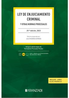 ley de enjuiciamiento criminal y otras normas procesales-9788411635271