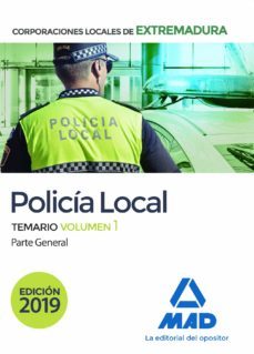 policia local de extremadura: temario (vol. 1) parte general-moises cayetano rodriguez-9788414227671