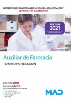 auxiliar de farmacia de las instituciones sanitarias de la conselleria de sanitat de la generalitat valenciana-9788414242971