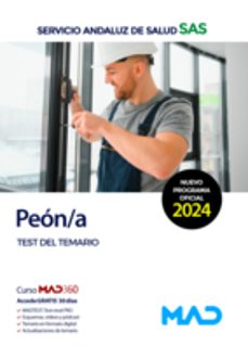 peón/a. test del temario-9788414289471