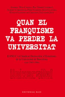 quan el franquisme va perdre la universitat-andreu mas colell-p verrie ainaud-9788418434471