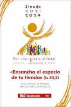 ensancha el espacio de tu tienda. sinodo 2021-2024-9788422022671