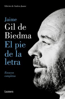 el pie de la letra-jaime gil de biedma-9788426432971