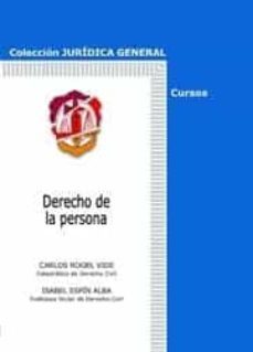 derecho de la persona-9788429015171