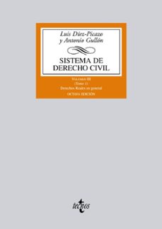 sistema de derecho civil: volumen iii (tomo 1) derechos reales en general (8ª ed.)-9788430954971