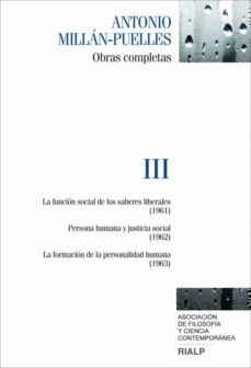 millan-puelles. iii. obras completas (ebook)-antonio millan puelles-9788432142871